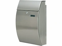 V-part rvs brievenbus 15x32,5x48,5 cm - afbeelding 1 van  4