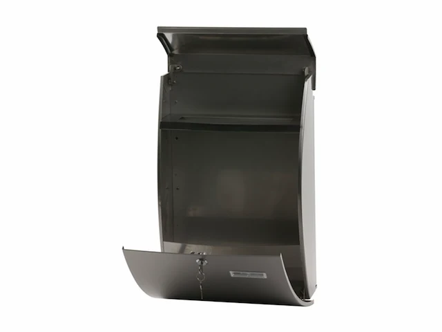 V-part rvs brievenbus 15x32,5x48,5 cm - afbeelding 2 van  4
