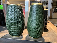 Vaas krokoprint (2x) - afbeelding 1 van  5