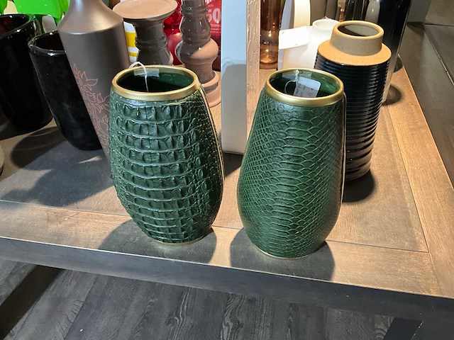 Vaas krokoprint (2x) - afbeelding 3 van  5