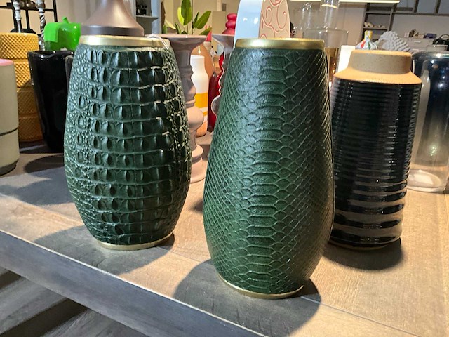 Vaas krokoprint (2x) - afbeelding 5 van  5