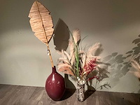 Vaas met decoratie (2x) - afbeelding 1 van  6