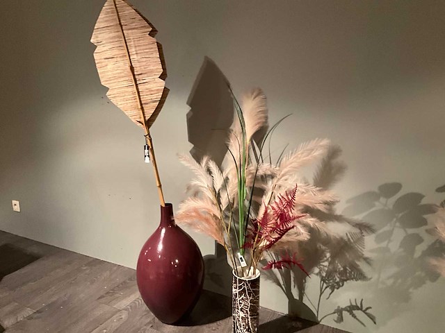 Vaas met decoratie (2x) - afbeelding 2 van  6