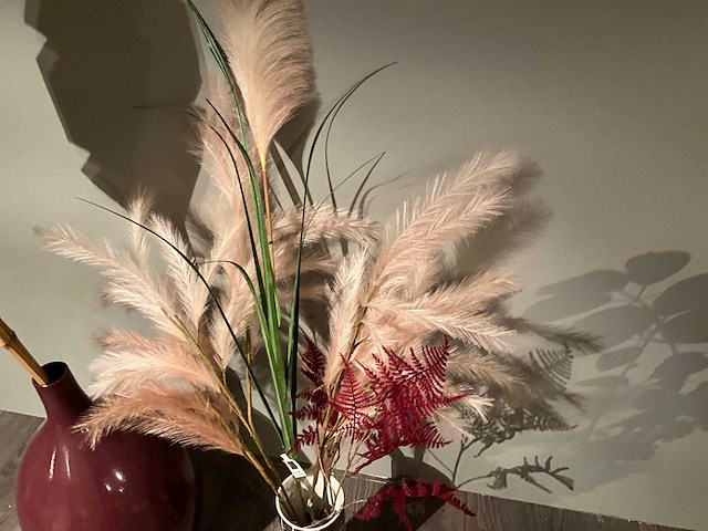 Vaas met decoratie (2x) - afbeelding 4 van  6