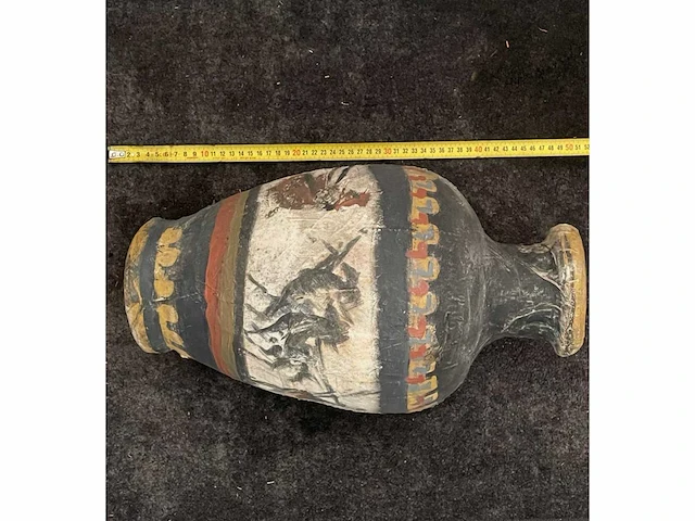 Vaas pot mythologisch beschilderd - afbeelding 1 van  4
