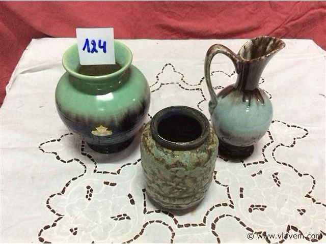 Vaasjes 3stuks - afbeelding 1 van  3