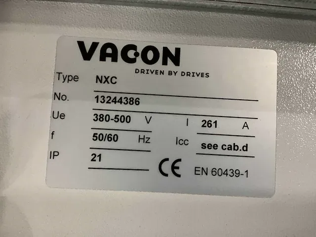 Vacon nxc frequentieregelaar - afbeelding 8 van  8