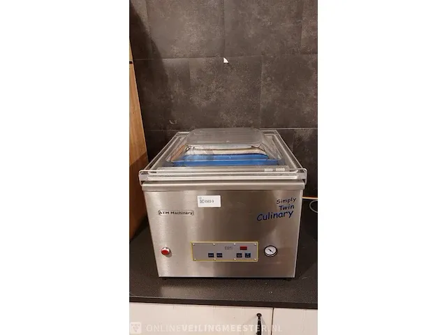 Vacumeermachine curinary simply twin, atm19002, bouwjaar 2019 - afbeelding 2 van  9