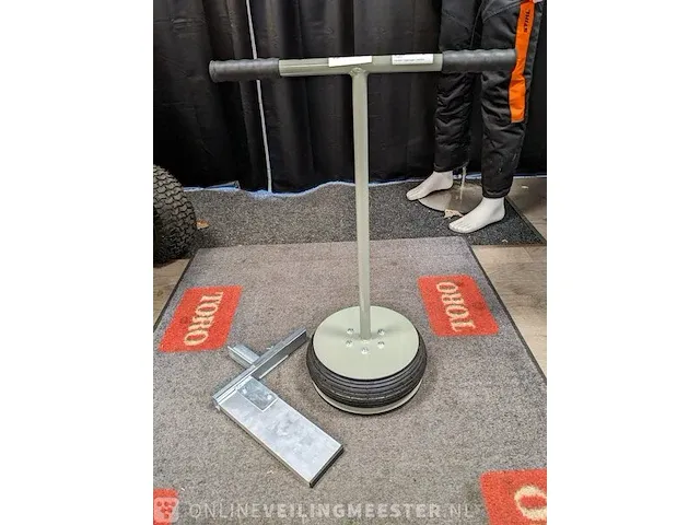 Vacuüm tegelzuiger met afrijmaatje 30cm o.a. labora - afbeelding 1 van  4