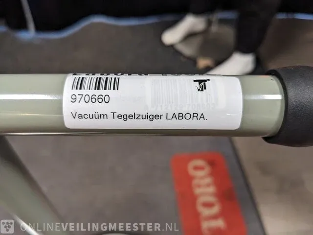 Vacuüm tegelzuiger met afrijmaatje 30cm o.a. labora - afbeelding 3 van  4