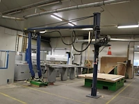 Vacuumheffer tawi vacueasylift model 2160 aan draaibare pilaar. maximale heflast 120 kg. machinenummer 1357...
