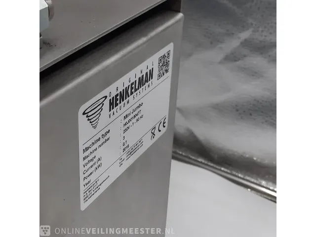 Vacuümmachine henkelman, mini-jumbo, bouwjaar 2019 - afbeelding 5 van  13