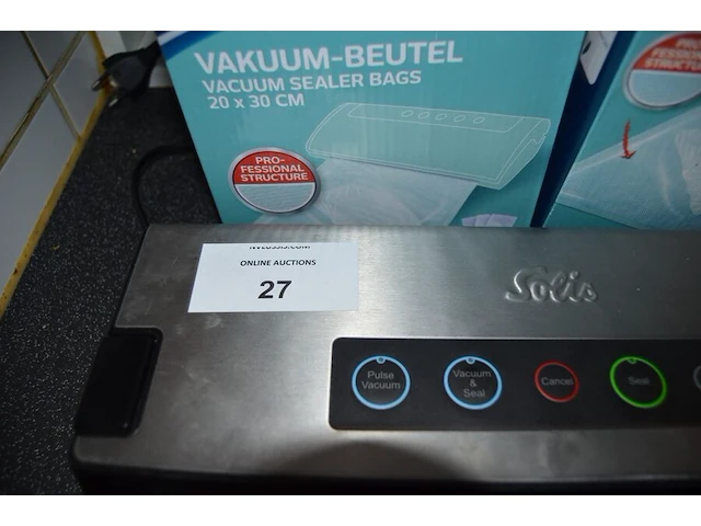 Vacuummachine solis 574 met toebehoren - afbeelding 2 van  3