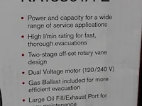 Vacuumpomp robinair ra15801a-e. - afbeelding 3 van  7