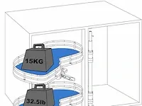 Vadania linksdraaiende uittrekbare organizer - afbeelding 2 van  6