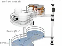 Vadania linksdraaiende uittrekbare organizer - afbeelding 5 van  6