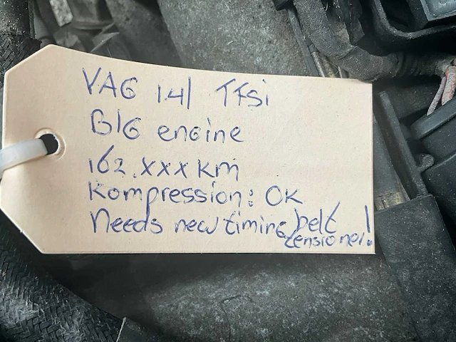 Vag 1.4l tfsi blg automotor - afbeelding 6 van  6