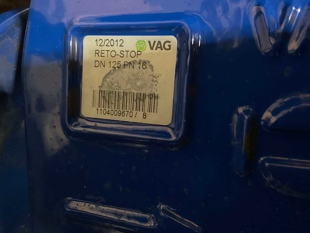 Vag reto-stop terugslagklep (2x) - afbeelding 2 van  2