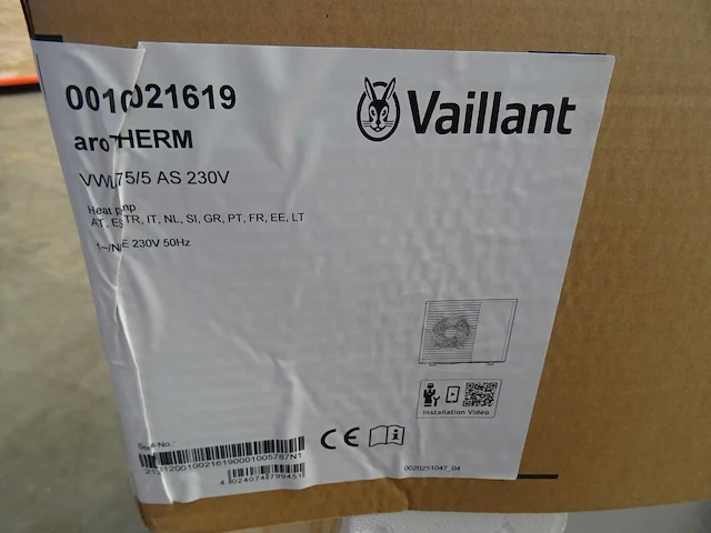 Vaillant - arotherm 75/5 as 230v - warmtepomp buitenunit - afbeelding 3 van  3