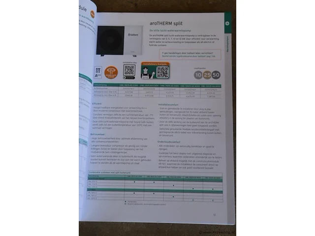 Vaillant arotherm 75/5 as 230v r1 split lucht/water warmtepomp - afbeelding 5 van  14