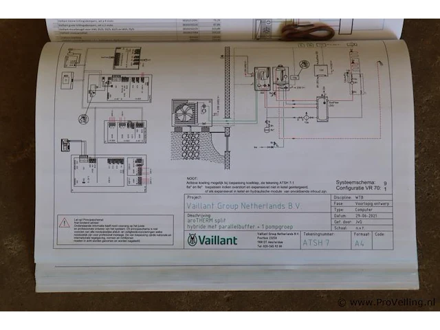 Vaillant arotherm 75/5 as 230v r1 split lucht/water warmtepomp - afbeelding 6 van  14