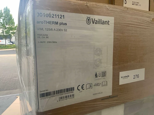 Vaillant arotherm plus vwl 125/6 a warmtepomp - afbeelding 3 van  9