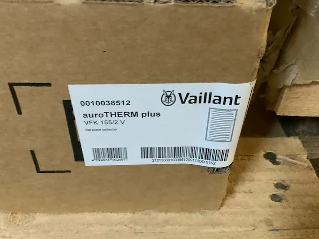 Vaillant aurotherm plus vfk 155/2 v overdruk zonnecollector - afbeelding 2 van  2