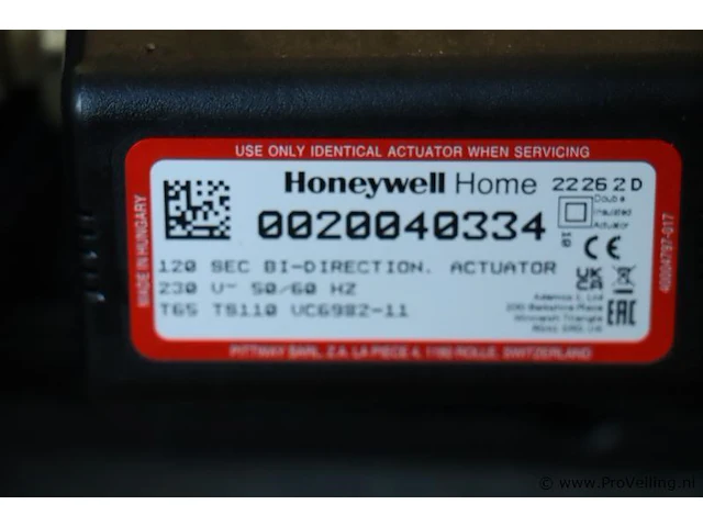 Vaillant honeywell home 120 sec bi-direction actuator - afbeelding 5 van  5