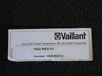 Vaillant vwz meh 61 elektrische naverwarmer - afbeelding 4 van  5