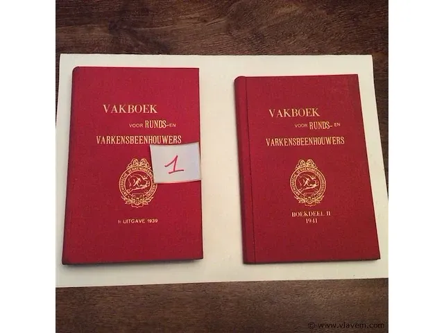 Vakboeken beenhouwers - afbeelding 1 van  7