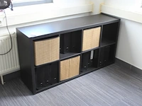 Vakkenkast ikea met drie manden afm. 147 x 39 x 76 cm - afbeelding 2 van  2