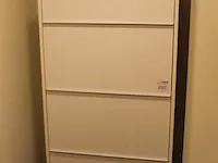 Vakkenkast met opklapbare deuren. afmeting 80 x 50 cm. hoogte 175 cm. - afbeelding 3 van  3