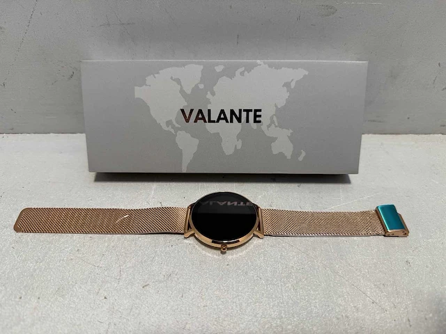 Valante optifit smartwatch - smartwatch dames - zilver staal - 40 mm - hartslagmeter - bloeddrukmeter - saturatiemeter - bellen via bluetooth - afbeelding 1 van  1