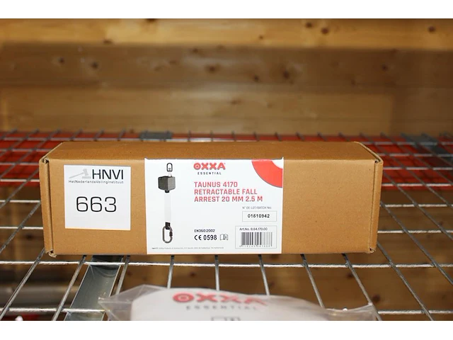 Valbeveiliging oxxa fall-arrest 2,5m. - afbeelding 1 van  2