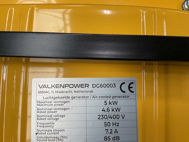 Valkenpower dg60003 stroomgenerator - afbeelding 8 van  9