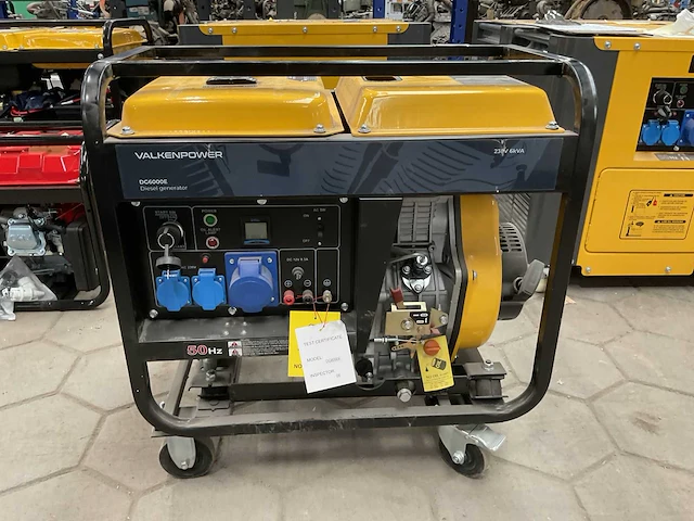 Valkenpower dg6000e stroomgenerator - afbeelding 2 van  9