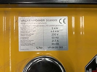 Valkenpower dg6000e stroomgenerator - afbeelding 8 van  9