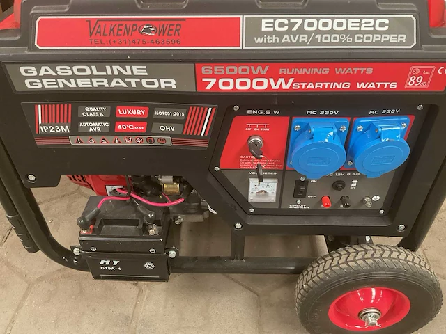 Valkenpower ec7000e2c stroomgenerator - afbeelding 4 van  6