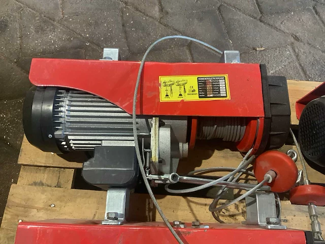 Valkenpower hco 990e elektrische takel 990kg. (6x) - afbeelding 8 van  11