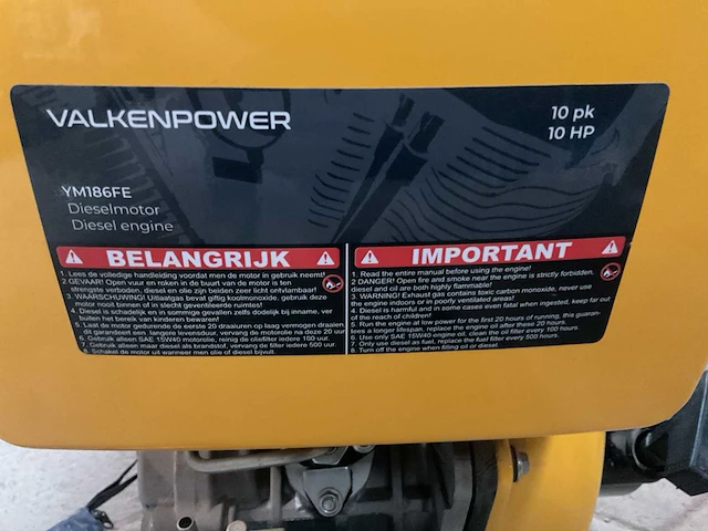 Valkenpower ym186fe dieselmotor - afbeelding 5 van  6