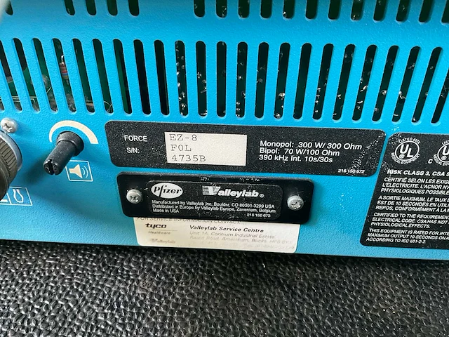 Valleylab force ez-8 electrosurgical generator - afbeelding 3 van  11