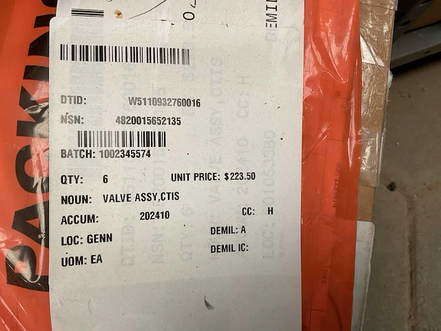 Valve assembly (6x) - afbeelding 6 van  6