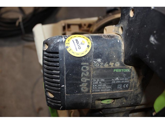 Valzaag festool ts55ebq incl. 3 geleiders 140 , 190 en 300 cm. - afbeelding 5 van  6