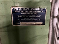 Van de graaf hvk-300 hydraulische pers - afbeelding 6 van  18