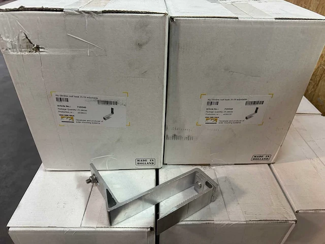 Van de valk - alu slim line - 200 x dakhaken van de valk (verstelbaar) - afbeelding 3 van  3