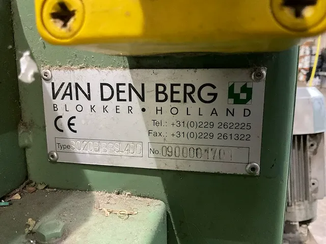 Van den berg so20bbbsl4dd bindmachine - afbeelding 21 van  31