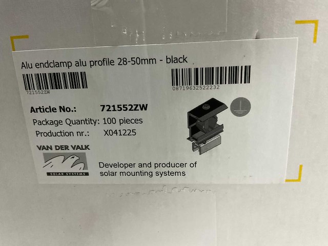 Van der valk - aluminium middenklem en eindklem (400x) - afbeelding 3 van  6