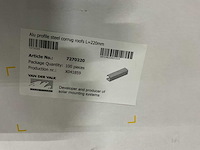 Van der valk - aluminium profiel tbv stalen golfplaten lengte 220 mm (300x) - afbeelding 4 van  4