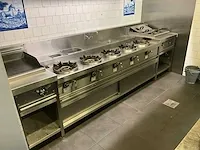 Van holten pannenkoekfornuis met friteur en bakplaat