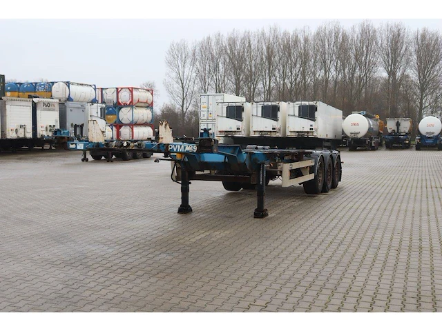 Van hool 40ft high cube chassis discbrakes liftaxle - afbeelding 1 van  1